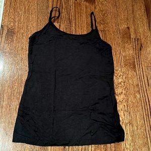 Black spaghetti strap